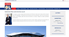 Desktop Screenshot of investisseur.olympiquelyonnais.com